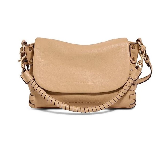 Aimee Kestenberg Handbags - Elegant Tan Leather Shoulder Bag